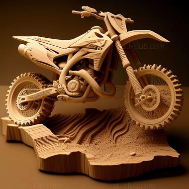 3D мадэль Yamaha YZ125 (STL)